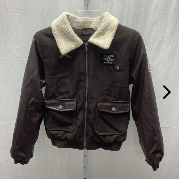 IXTREME OUTFITTERS Other - IXTREME NWT YOUTHS BROWN AVIATOR JACKET